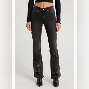 PTCL embellished star mid rise, flare-leg jeans
⭐️⭐️⭐️